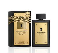 Antonio Banderas Perfumes - The Golden Secret - Eau de Toilette Spray pour Homme, parfum quotidien et masculin à la menthe et au jus de pomme - 200 ml