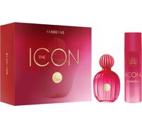 Antonio Coffret Cadeau The Icon Pour Femme Edp 100 Ml + Deo 150 Ml - Longue Durée - Parfum Sophistiqué Et Sensuel - Notes Vanillées Et Florales - Idéal Pour Les Événements Spéciaux