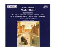 Antonio de Almeida – Malipiero : Symphonies nos 5, 6, 8 et 11