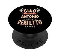 Antonio Idea Regalo Personalizzata Nome Divertente PopSockets PopGrip Interchangeable