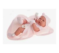 Antonio Juan Antonio Juan-5064 Poupée bébé nouveau-né avec couverture rose (132-5064) ANTONIO JUAN