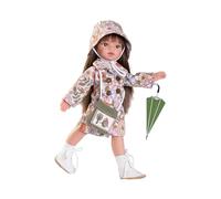Antonio Juan Emily 25304 Poupée Moderne de 33 cm avec Accessoires de Pluie