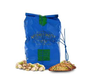 Antonio Mattei Premiata Fabbrica di Biscotti Biscuits croquants aux amandes et à la Pistache - cantuccini - Lot de 12 x 250g
