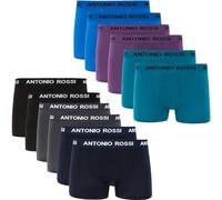 Antonio Rossi (Lot de 12) Boxers ajustés pour Hommes - Boxers pour Hommes avec Ceinture élastique
