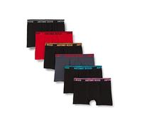 Antonio Rossi (lot de 6) boxers ajustés pour hommes | Boxers pour hommes avec ceinture élastique |Assortiment Foncé, S