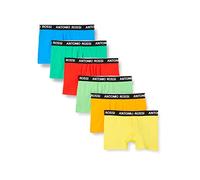 Antonio Rossi (lot de 6) boxers ajustés pour hommes | Boxers pour hommes avec ceinture élastique |Fluo, XL