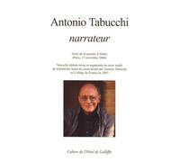 Antonio Tabucchi Narrateur - Actes De La Journée D'études (Paris, 17 Novembre 2006)