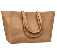 Antonio Valeria Ava Sac à bandoulière en cuir avec poignée sur le dessus pour femme, Crazy Horse Cognac, Medium