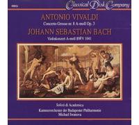 Antonio Vivaldi : Concerto Grosso Nr.8 A-moll Op.3 & Nr.10 H-moll Op.3 / Johann Sebastian Bach : Violinkonzert A-moll BWV 1041 & E-dur BWV 1042