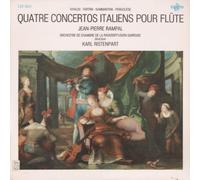 Antonio Vivaldi / Giuseppe Tartini / Giuseppe Sammartini / Giovanni Battista Pergolesi - Jean-Pierre Rampal , Kammerorchester Des Saarländischen Rundfunks, Saarbrücken , Direction Karl Ristenpart - Quatre Concertos Italiens Pour Flûte, Orchestre A Cordes