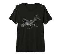 Antonov an 225 Avion Style rétro T-Shirt Haut de Gamme