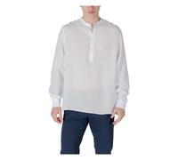 Antony Morato - Chemise décontractée à manches longues - Homme - Chemises - Blanc - Taille: 2XL