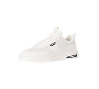 Antony Morato Homme Baskets À Étiquette Logo, White/White, 41.5 EU