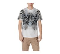 Antony Morato, Homme, Tops, Blanc, Taille: 2XL Palm Leaf Print TShirt