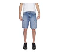 Antony Morato - Shorts en coton bleu usé - Homme - Shorts - Bleu - Taille: W30