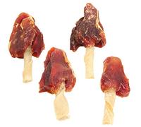 Antos Snack pour chien 1 kg de poitrine de poulet Flags sur une tige dure en peau de buffle - Os pour chien