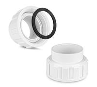 Antrys Salt Cell Lot de 2 raccords de rechange pour générateurs de chlore salés Goldline Hayward, GLX-Cell-Union 5,1 cm pour cellule à sel Hayward, partie piscine pour raccords de pompe de spa