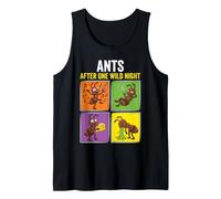 Ants After One Wild Night Funny Party Humour Débardeur