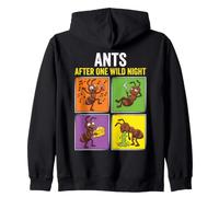 Ants After One Wild Night Funny Party Humour Sweat à Capuche