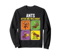 Ants After One Wild Night Funny Party Humour Sweatshirt