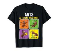 Ants After One Wild Night Funny Party Humour T-Shirt