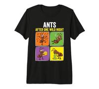 Ants After One Wild Night Funny Party Humour T-Shirt Haut de Gamme