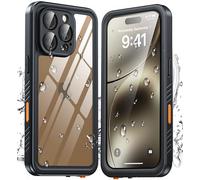 ANTSHARE Coque pour iPhone 16 Pro Étanche Antichoc,360 degres Incassable Militaire Rigide Intégrale Case,IP68 Waterproof Antipoussière [avec Protection Camer cran] Coque Etanche iPhone 16 Pro(6,3")