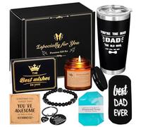 Antsparty Coffret Cadeau pour Homme de Noel Luxe avec Tasse à café Isotherme, Mug Papa en Acier Inoxydable, Cadeaux de Noël de Papa Cadeau de fête des Pères pour Anniversaire