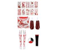 Antsparty Deguisement Zombie Cheerleader Enfant et Adultes