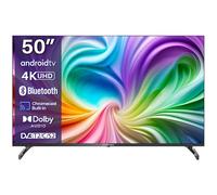 Antteq S50 Smart TV 50 Pouces(127cm), Andriod TV 4K UHD, HDR10, Dolby Audio, Google Assistance, Bluetooth Triple Tuner (DVB-C/S2/-T2), DAZN/Disney+/Netflix/Prime Video/Youtube, WiFi