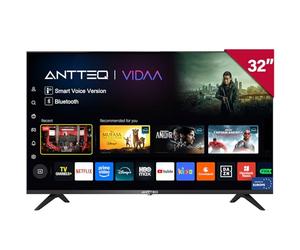 Antteq V32-AH3Q1D-BT Smart TV 32 Pouces Bluetooth (Television 80cm,Vidaa OS Télévision avec Appli Mobile,APP Store,Share to TV,Netflix/DAZN/WiFi,HDMI,2026