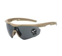 ANTTK 8610 Lunettes tactiques résistantes aux chocs pour le cyclisme en plein air, lunettes de soleil de sport unisexes compatibles avec monture intérieure de lunettes, monture en polycarbonate