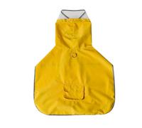 ANTTK Dog Raincoat Cape Poncho with Belly Coverage, Waterproof Outdoor Raincape, Leash Hole with Reflective Trim, Adjustable Hood, for Teddy Corgi Schnauzer Small Medium Dogs, Unisex