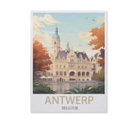 Antwerp Belgium，Puzzle 1500 Pieces of Paper Puzzles Suitable for Adults Children Families Stress Relief Puzzle Games（57x87cm）-ET74
