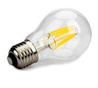 ANTYX 12V E27 LED Ampoules Edison, 6W Ampoule LED Antique, 24V A19 / A60 Ampoule LED, 36V LED Filament Bulbes, 2700K Blanc Doux, 600 Lumens, Couverture en Verre Transparent, AC/DC 12-36V, 1pcs