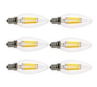 ANTYX Ampoule LED E14 3V 100MA 200MA 280MA 380MA 380MA 4W Blanc Chaud 2700K Remplacement de l'ampoule 40W Halogène Non Dimmable Bougie LED Lampe d'économie d'énergie - 6 Pack (Size : 3v 380ma)