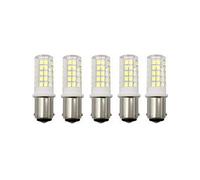 ANTYX Ba15d LED Dimmable 64LEDs 2835 5w 350lm Ba15d Base de baïonnette à Double Contact équivalent à CA 40V CA 110V 120V 130V Ba15d LED (Couleur : Blanc Chaud)