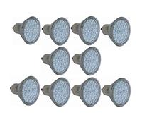 ANTYX Basse Tension Gu10 Ampoules LED 1 2V 24V 5W, 50W Équivalent halogène, projecteurs d'ampoule à LED for l'extérieur de Jardin d'arbres de Jardin d'arbre de Jardinage, AC/DC 12-60V, Paquet de 10