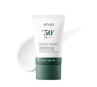 ANUA Crème Solaire Hydratante Soyeuse Heartleaf Spf 50, Crème Solaire Coréenne Pour Le Visage, Soins Coréens, 50 Ml Blanc
