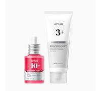 Anua Essential Daily Moisturizing Duo, Niacinamide + Tranexamic Acid Serum & Ceramide Panthenol Cream, Hydrating Face Moisturizer, Non-Comedogenic, Vitamin B12 Natural Color, Korean Skincare Set