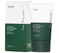 Anua Crème solaire visage hydratante apaisante Heartleaf panthénol SPF 50+ PA++++ 50 ml