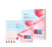 ANUA Masque De Nuit Au Collagène Et À La Niacine Pêche 70, Pour Une Peau Éclatante, 38 G/4 Unités