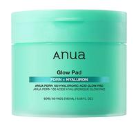 ANUA Coussinets Éclat À L'Acide Hyaluronique Pdrn 100, Soin Visage Coréen Repulpant Et Éclatant Pour Le Soin Quotidien De La Peau Et La Préparation Du Maquillage (180 Ml, 60 Coussinets) bleu