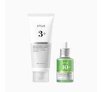 Anua Soothing & Barrier Support Duo, Azelaic acid serum for face with Ceramide barrier moisturizer, Spot Care & Calming Effect, Korean Skincare Set