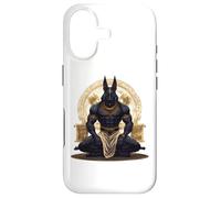 Anubi Pharaon Hiéroglyphes de la Pyramide du Caire Anubis Coque pour iPhone 17