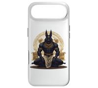 Anubi Pharaon Hiéroglyphes de la Pyramide du Caire Anubis Coque pour iPhone Air
