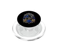 Anu rt icône sacrée Guerrier égyptien divinité Bleue Roses sacrées PopSockets PopGrip pour MagSafe