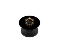 Anu rt sacré de la divinité égyptienne avec lys Soleil emblème PopSockets PopGrip Adhésif