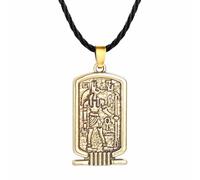 Anu ollier avec pendentif pour femme Égypte ancienne Bijoux religieux Hiéroglyphes égyptiens Superbe collier tendance pour homme