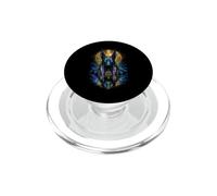 Anu ité égyptienne Réflexion du Nil Art sacré PopSockets PopGrip pour MagSafe